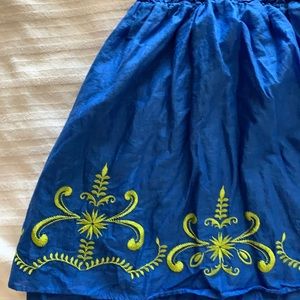 FREE WITH ANY ORDER Calypso embroidered boho skirt